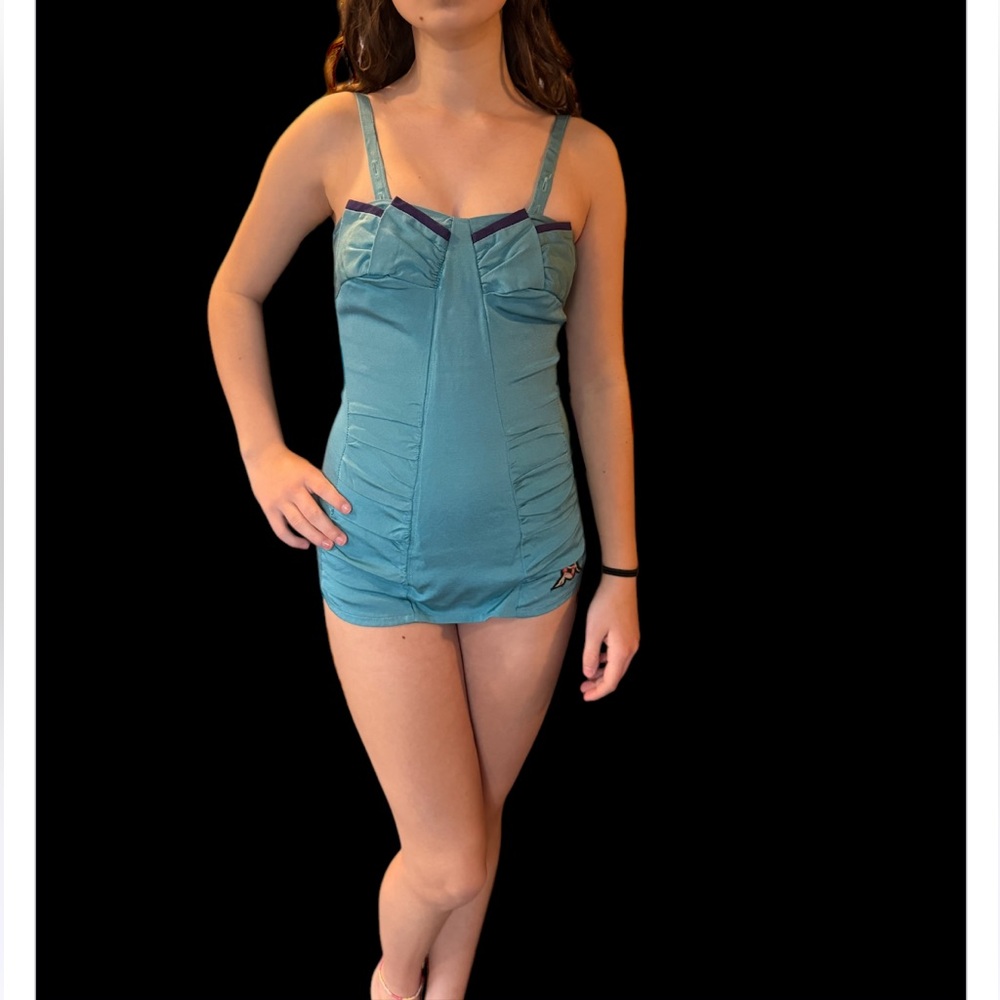 Vintage 1950s   bathing suit xs-s pinup rockabilly Aquatic